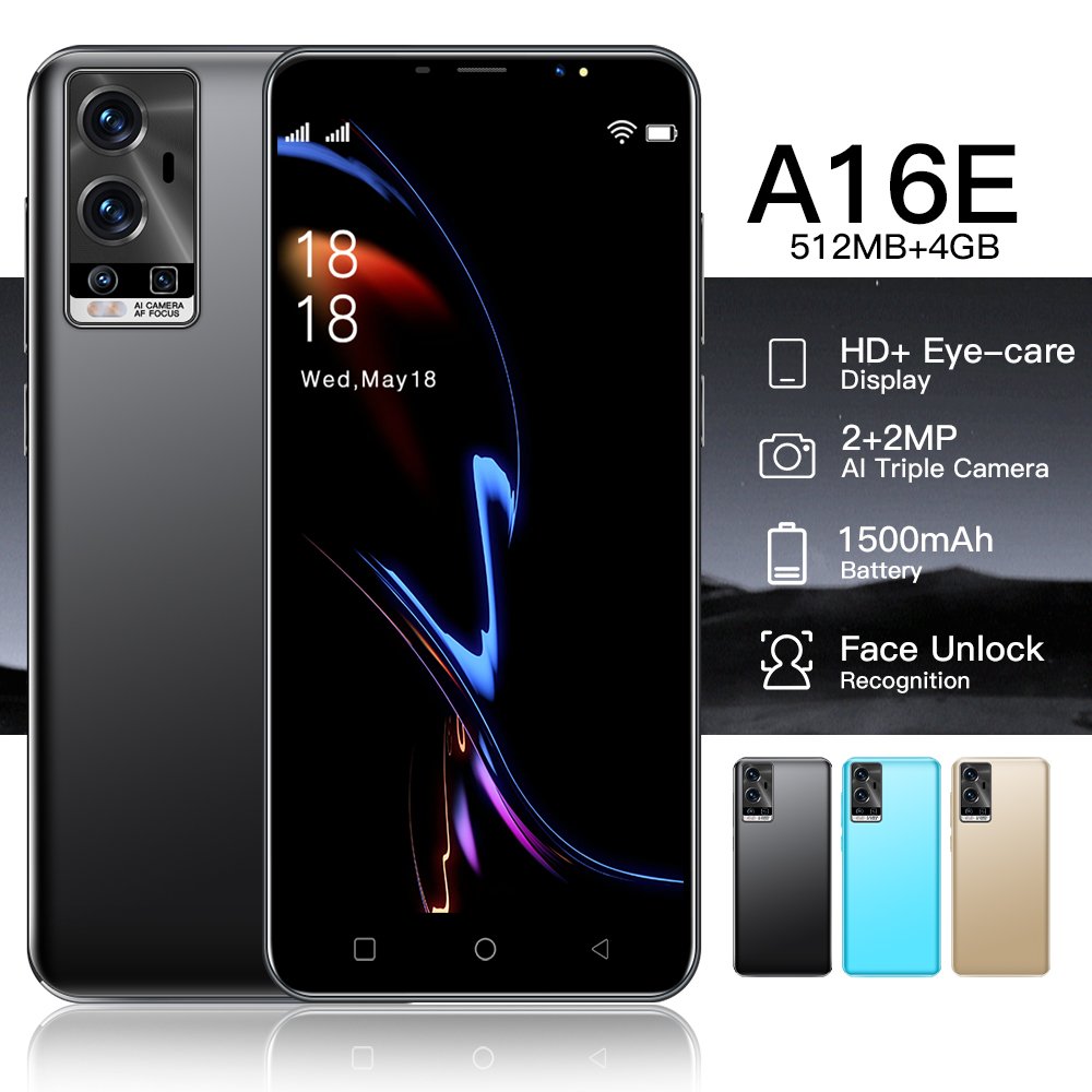 New Unlocked Smartphone HD Screen 3G Network OEM Android Smartphone 512+4GB Mobile Phone